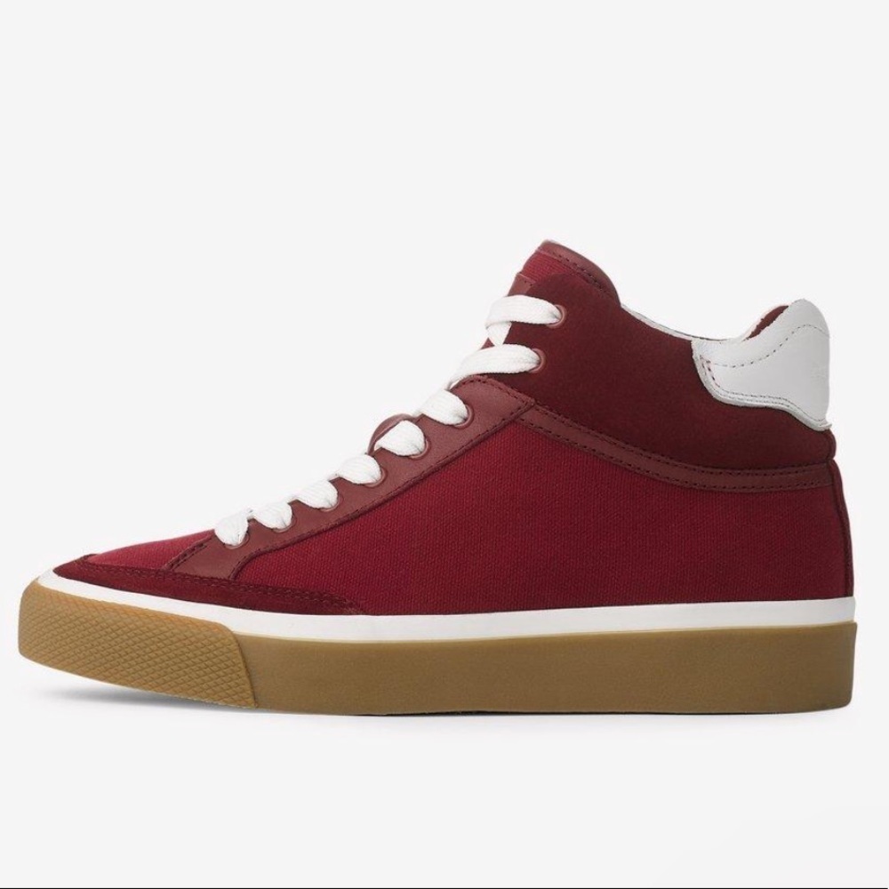 Rag & bone army burgundy high top sneakers 11